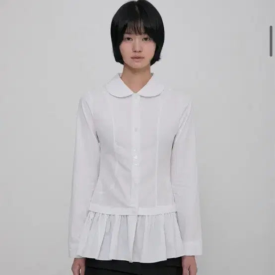 [BUNJANG] Flareup Dani Frill Shirt White / 플레어업 다니 프릴 셔츠 화이트 2