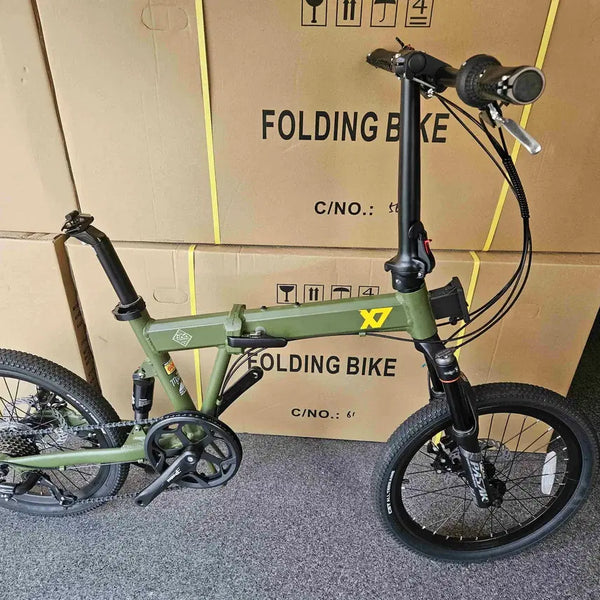 [BUNJANG] NOB X7 Folding Mini Velo Bicycle / 노브 X7 풀샥 미니벨로 판매