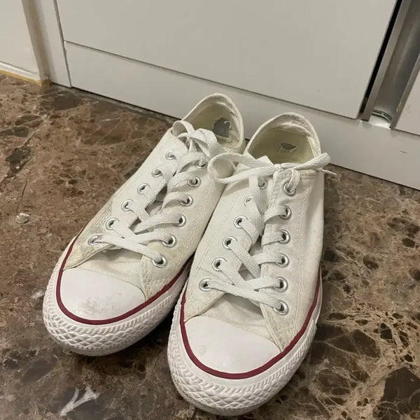[BUNJANG] Converse Chuck Taylor White Sneakers (255) / 컨버스 척테일러 흰색 255