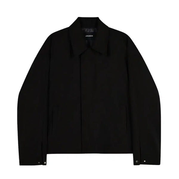 [BUNJANG] Arban 2-Way Snap Blouson Black S / 아르반 2way 스냅 블루종 블랙 S
