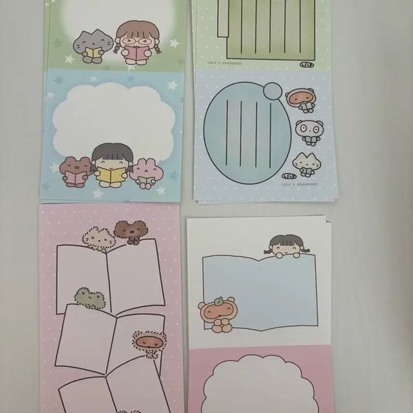 [BUNJANG] Roomroom Matte Paper Sticker Set / 세트구성)룸룸 모조지 스티커 다꾸