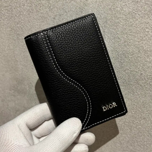 [BUNJANG] Dior Grained Calfskin Saddle Organizer Card Holder Black / { OS / 새상품급 } 디올 그레인드 카프스킨 새들 오거나이저 카드지갑