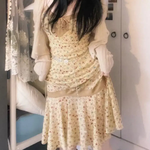[BUNJANG] NIO Vintage Flower Dress / 니오 빈티지 플라워 원피스