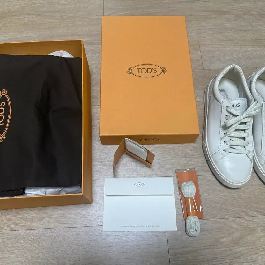 [BUNJANG] Tod's Men's Leather Sneakers / [7] 토즈 남성 가죽 스니커즈