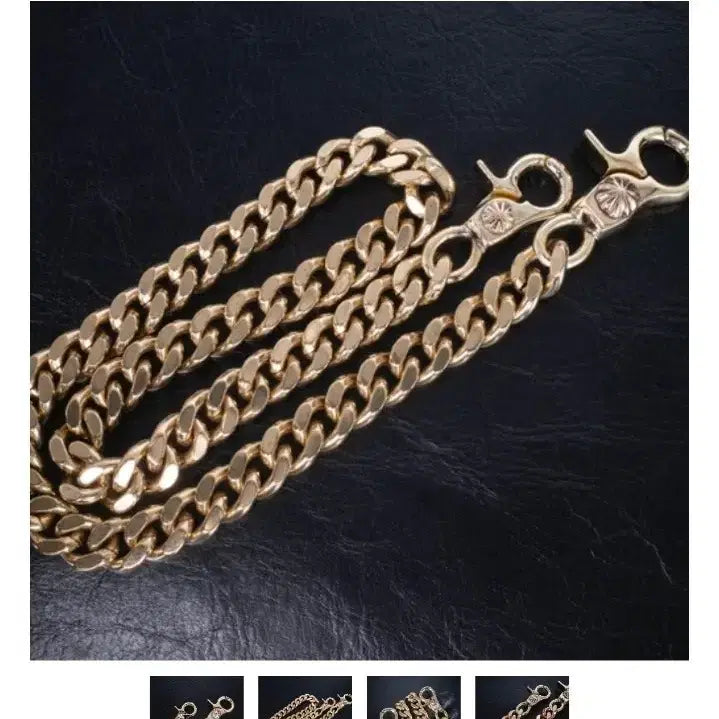 [BUNJANG] Jo Silver Concho Wallet Chain Brass / 조실버 콘초 월렛체인 브라스 트러커 황동