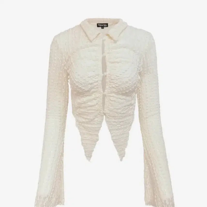 [BUNJANG] Expired Girl Chloe Lace Blouse Cream / 익스파이어드걸 클로이 레이스 블라우스 크림