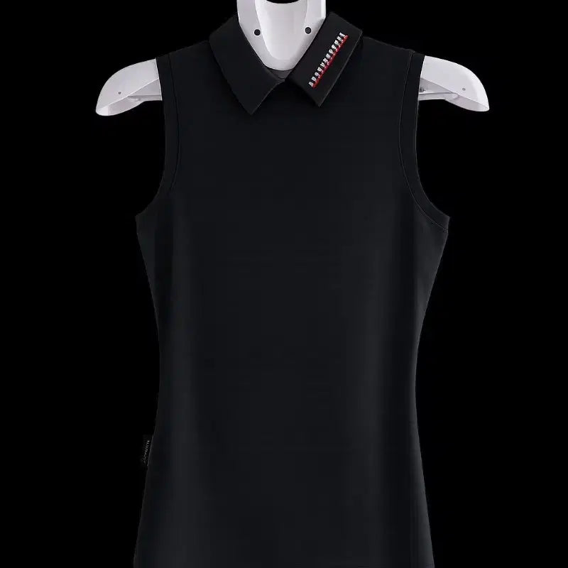 [BUNJANG] Mark &ロナ Sleeveless Golf T-Shirt Black / 마크앤로나 여성 민소매 골프 티셔츠 블랙