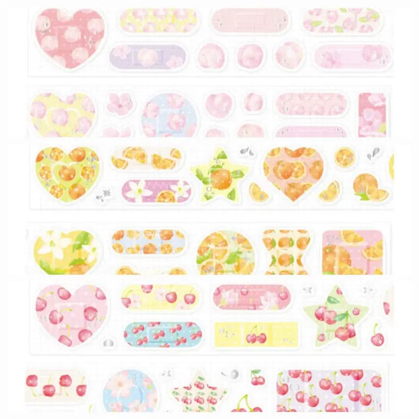 [BUNJANG] Midam Washi Tape Bundle Set (Peach, Orange, Cherry) / 키스컷 띵) 미담 밴드 3종 일괄 피치 오렌지 체리 마테 다이어리 꾸미기
