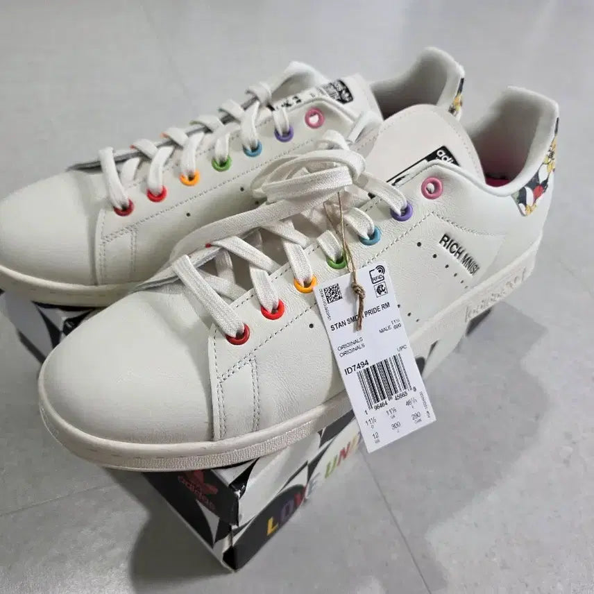 [BUNJANG] Adidas Rich Mnisi x Stan Smith Pride Sneakers / [새상품] 아디다스 리치 므니시x스탠 스미스 프라이드ID7494 300
