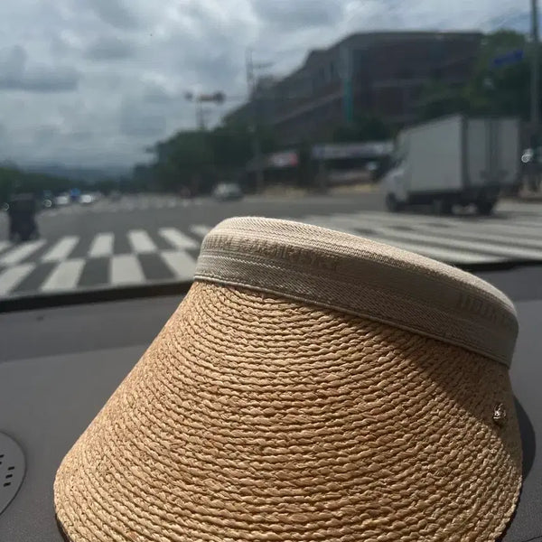 [BUNJANG] Helen Kaminski Bianca Raffia Sun Cap / 헬렌카민스키 라피아 썬캡
