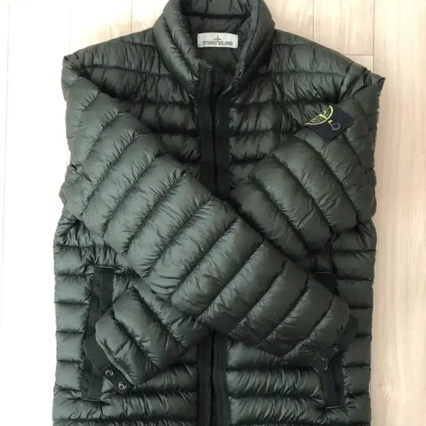 [BUNJANG] Stone Island Padded Jumper Khaki / 스톤아일랜드 패딩 점퍼 카키