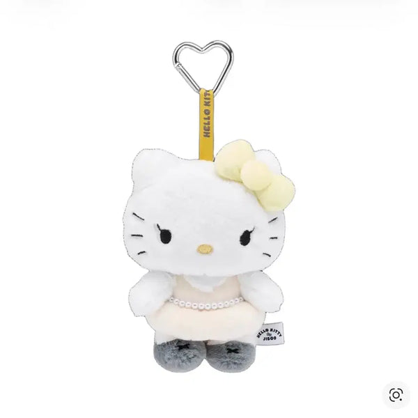 [BUNJANG] Hello Kitty x Jisoo Plush Keychain Ivory / 헬로키티 x 지수 플러시 키링 아이보리