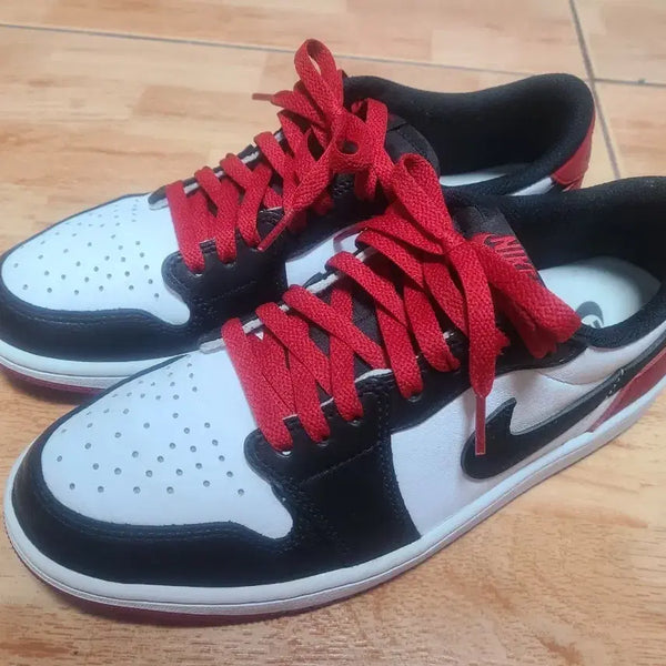 [BUNJANG] Nike Air Jordan 1 Low Black Toe 2023 / 나이키 조던1 2023 블랙토 로우 265