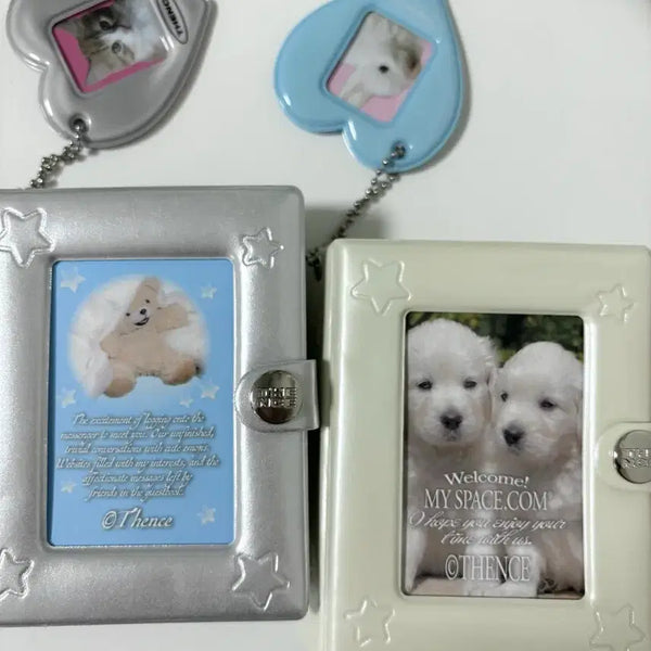 [BUNJANG] Thence Collect Book Silver and Cream + Heart Keyring / 주말까지 할인) 덴스 thence 콜렉트북 콜북 실버, 크림 +하트키링