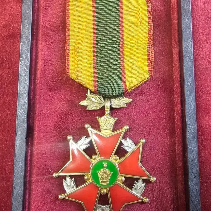 [BUNJANG] Iran Pahlavi Dynasty Order of Service Medal (Neshan-e Khedmat) - Sterling Silver / 이란 팔라비 왕조  (공로 훈장)