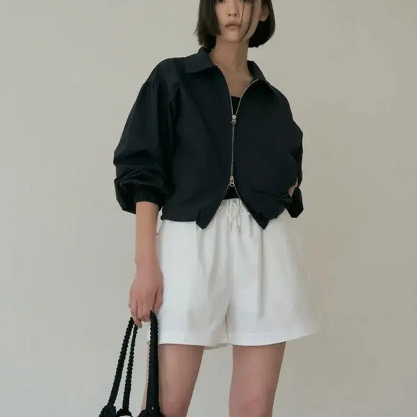 [BUNJANG] RING SEOUL Nylon Blend Cotton Blouson Jacket / 링서울 블루종 자켓