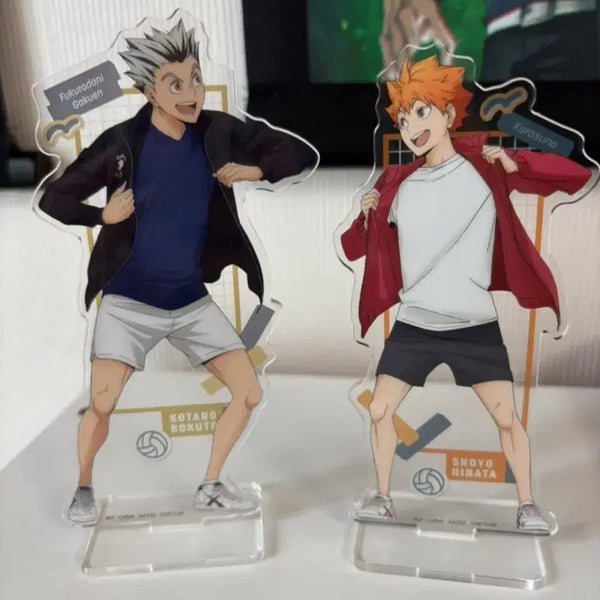 [BUNJANG] Haikyuu Hinata & Bokuto Acrylic Stand Set / 하이큐 히나타 보쿠토 아크릴 스탠드