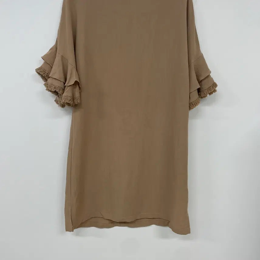 [BUNJANG] Bainique Sleeve Frill Dress FREE / 반에이크 소매 프릴 원피스 FREE