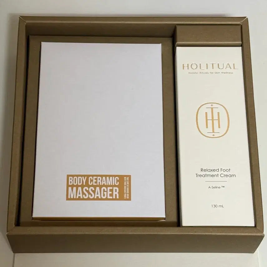 [BUNJANG] Holichron Relaxed Foot Treatment Cream with Ceramic Gua Sha / (새상품) 홀리추얼 릴렉스드 풋 트리트먼트 크림