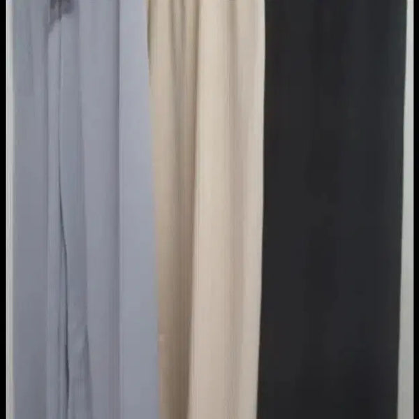 [BUNJANG] Women's High-Waisted Wide Leg Pants / 여름 여성용 허리밴딩 와이드 팬츠