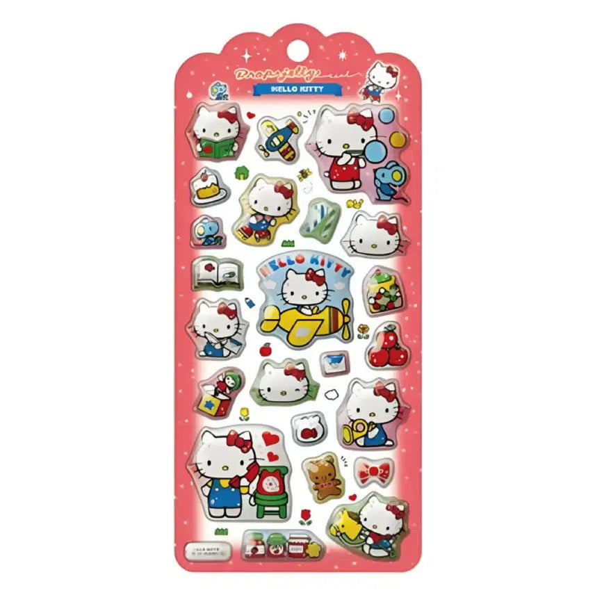 [BUNJANG] Hello Kitty Drop Jelly Epoxy Sticker / 헬로키티 드롭 젤리 에폭시 스티커