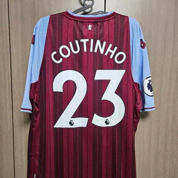 [BUNJANG] Aston Villa Philippe Coutinho 2021/22 League Home Jersey XL / 21/22 아스톤빌라 쿠티뉴 No.23 리그 홈 유니폼