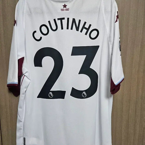 [BUNJANG] Aston Villa Philippe Coutinho No.23 21/22 League Away Jersey XL / 21/22 아스톤빌라 쿠티뉴 No.23 리그 어웨이 유니폼