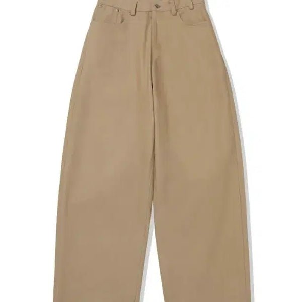 [BUNJANG] stu Office Wide Cotton Pants Beige / [S] stu office 와이드 코튼 팬츠 베이지