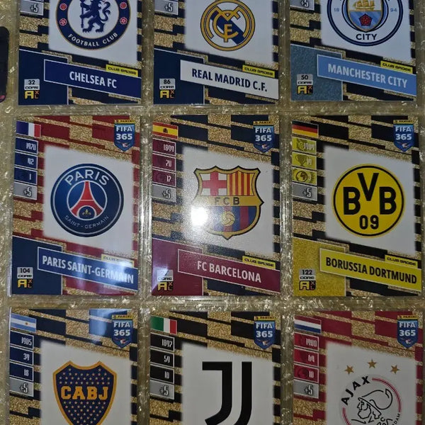 [BUNJANG] Football Club Emblem Cards (Chelsea, Real Madrid, PSG, Man City, Barcelona) - 9 Card Bundle / 스포츠 축구 클럽 카드 (첼시/레알/PSG/맨시티/바르샤)
