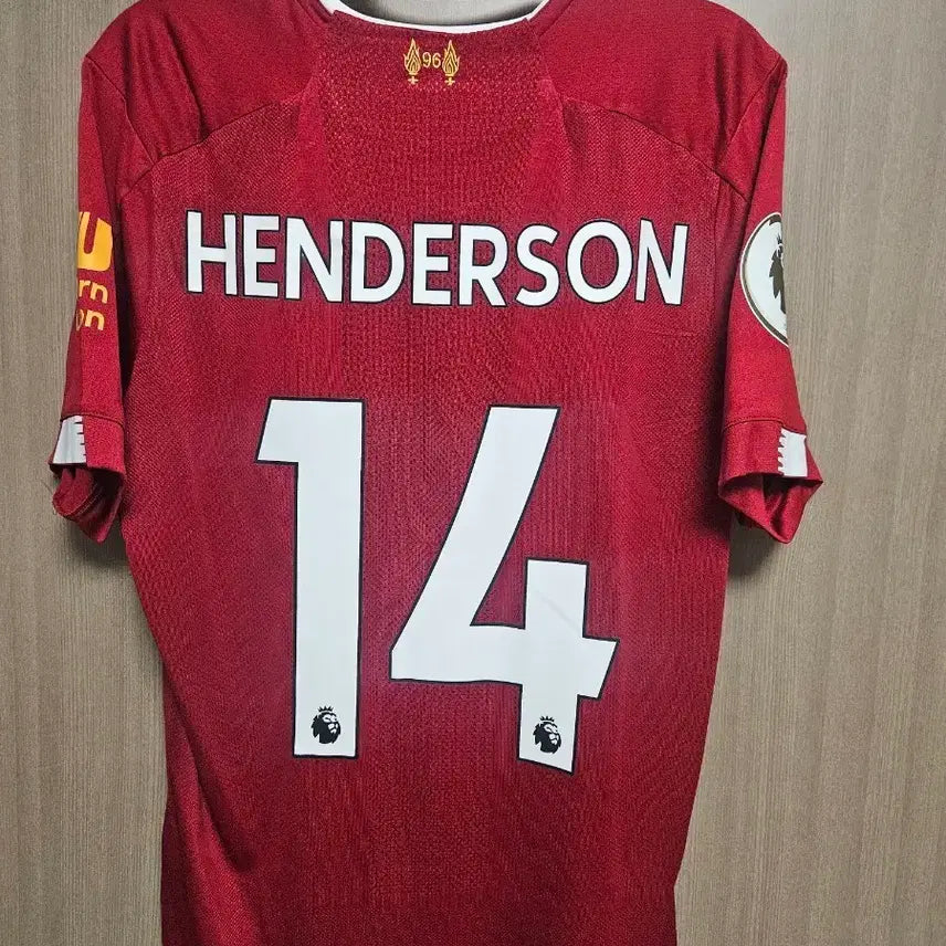 [BUNJANG] Liverpool FC 19/20 Henderson #14 League Home Football Jersey / 19/20 리버풀 헨더슨 No.14 리그 홈 클월 우승 패치 유니폼