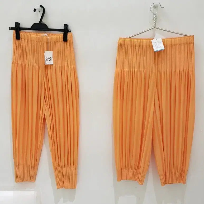 [BUNJANG] Pleats Please Fluffy Pants Orange / 플리츠플리즈 플러피 팬츠