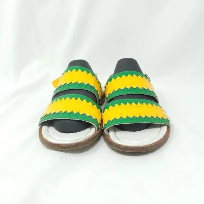 [BUNJANG] Marni Sandals Yellow Green Size 33 / 마르니 샌들 33사이즈 옐로우 그린