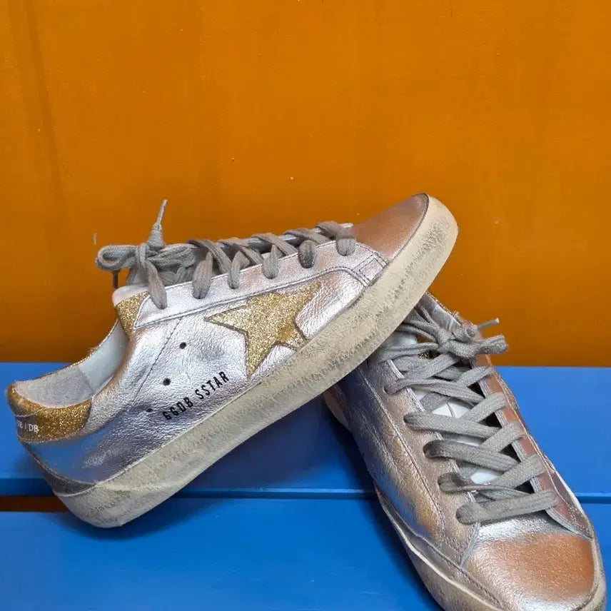 [BUNJANG] Golden Goose Silver Glitter Star Sneakers Size 36 / 36 골든구스 실버 글리터 스타 스니커즈