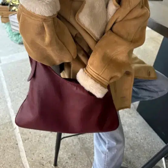 [BUNJANG] Smooth Mood Suede Fur Lined Mustang Jacket / 스무스 무드 무스탕