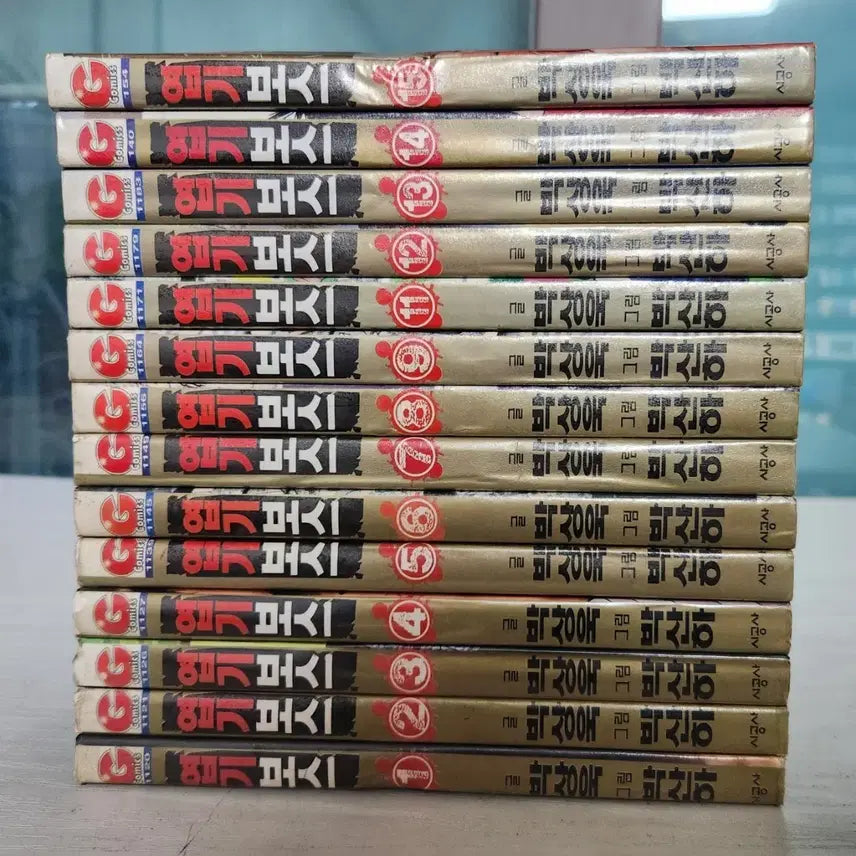 [BUNJANG] Yeopgi Boss Complete Set Volumes 1-14 Manhwa by Park San-ha / [코믹액션만화책] 엽기보스 총 14권 - 진짜사나이 박산하작품