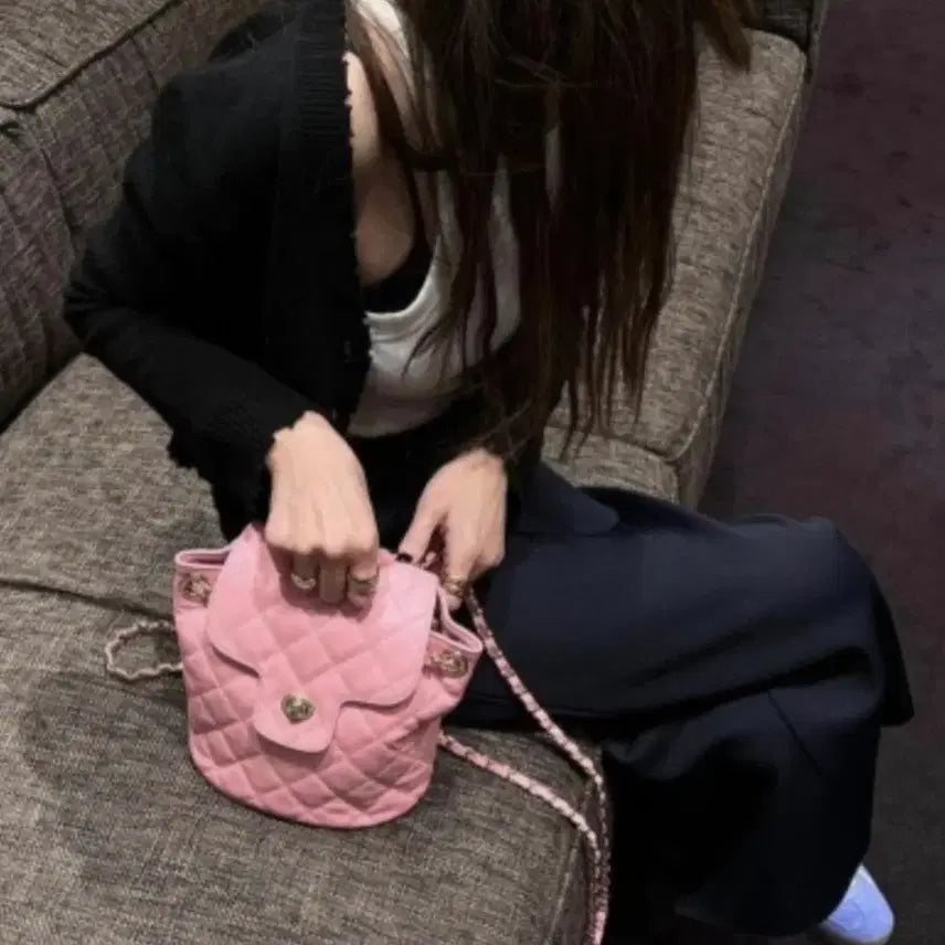 [BUNJANG] Pepper YoonYoon Bubble Bag Pink / 페퍼윤윤 버블백 핑크