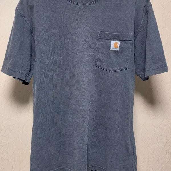 [BUNJANG] Carhartt Short Sleeve T-Shirt - Dark Grey (Size S) / 칼하트 반팔 s