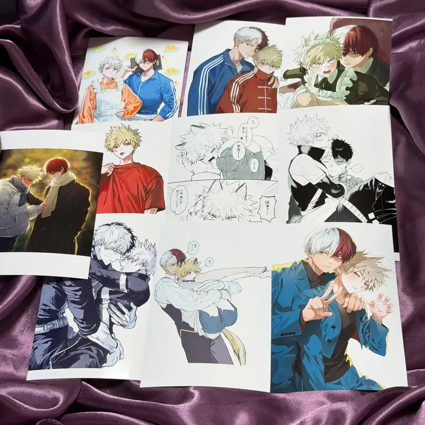 [BUNJANG] My Hero Academia Todoroki x Bakugo Printing Box Set (10 Types) / 나의 히어로 아카데미아 히로아카 토도바쿠 프링팅박스 프박 10종 세트