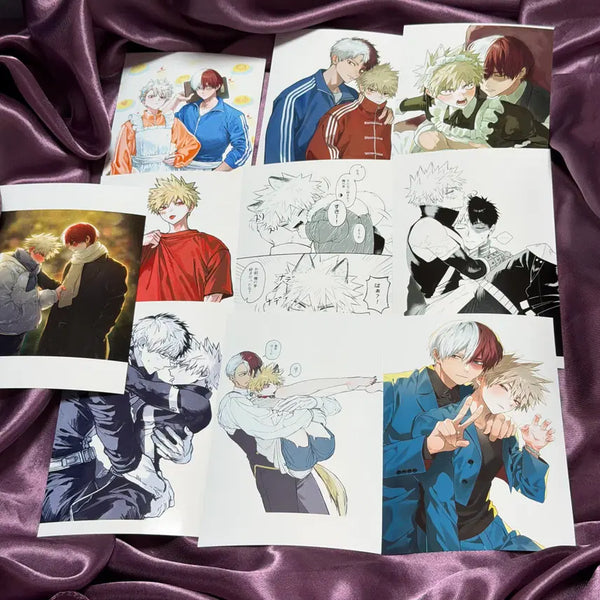 [BUNJANG] My Hero Academia Todoroki x Bakugo Printing Box Set (10 Types) / 나의 히어로 아카데미아 히로아카 토도바쿠 프링팅박스 프박 10종 세트