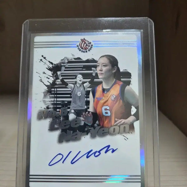 [BUNJANG] Kim Yeon Koung Wonder Dogs Lee Na Yeon Autographed Trading Card / 신인감독 김연경 원더독스 이나연 친필싸인 오토카드