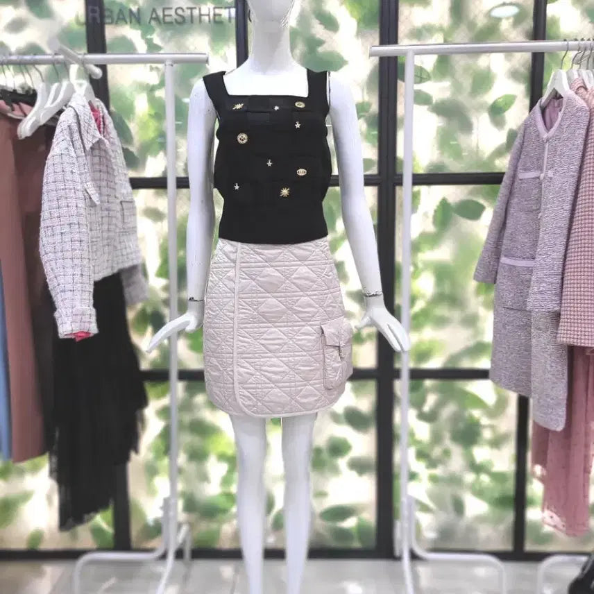 [BUNJANG] Duel Sleeveless Knit Top / 듀엘 슬리브니스니트탑 팝니다.