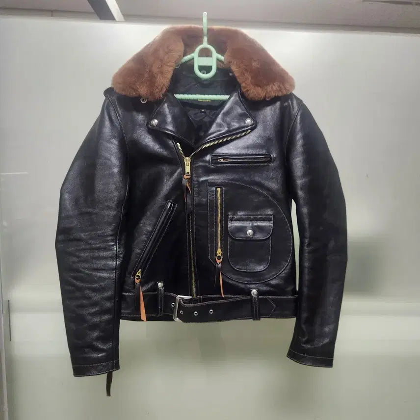 [BUNJANG] Real Simmons J24 Horsehide Rider Jacket / 리얼시몬스 j24 차심 말가죽 라이더 자켓. 라이더 자켓