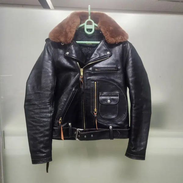 [BUNJANG] Real Simmons J24 Horsehide Rider Jacket / 리얼시몬스 j24 차심 말가죽 라이더 자켓. 라이더 자켓