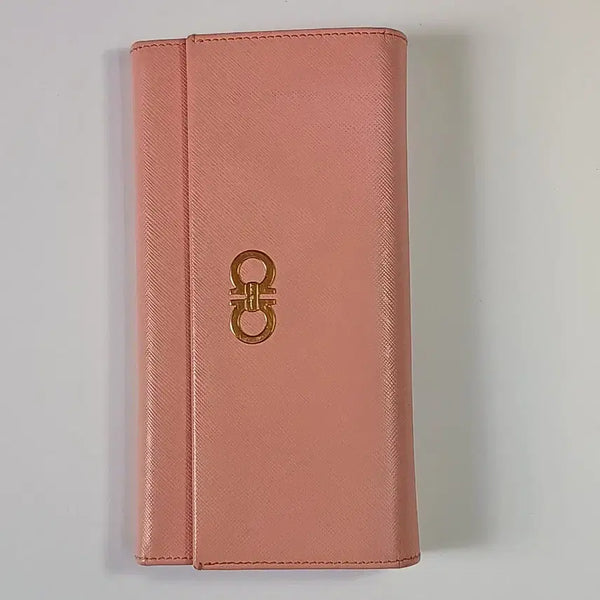 [BUNJANG] Salvatore Ferragamo Pink Long Wallet / (정품) 페라가모 핑크 장지갑