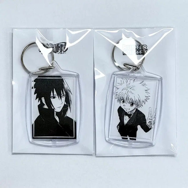 [BUNJANG] Custom Photo Keychain - Anime Character, Double-Sided Option, Speech Bubble / 증사 키링 주문제작 / 애니 캐릭터 키링 / 양면 가능 / 말풍선