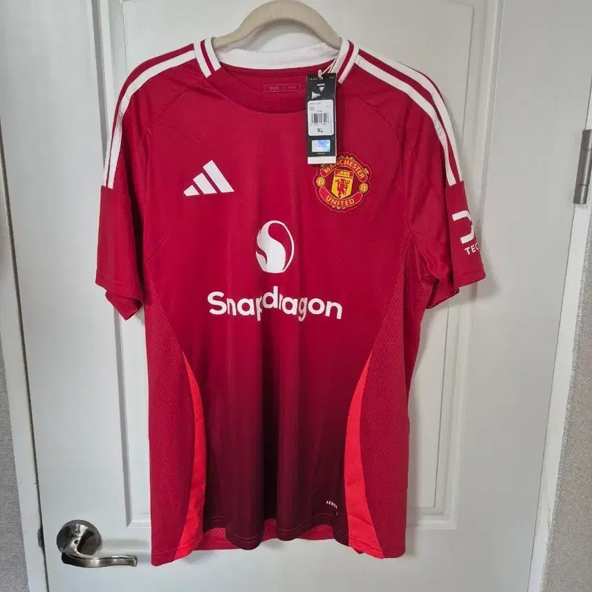 [BUNJANG] Adidas Manchester United 24-25 Home Jersey XL / 맨유 24-25 홈 유니폼 XL 새상품