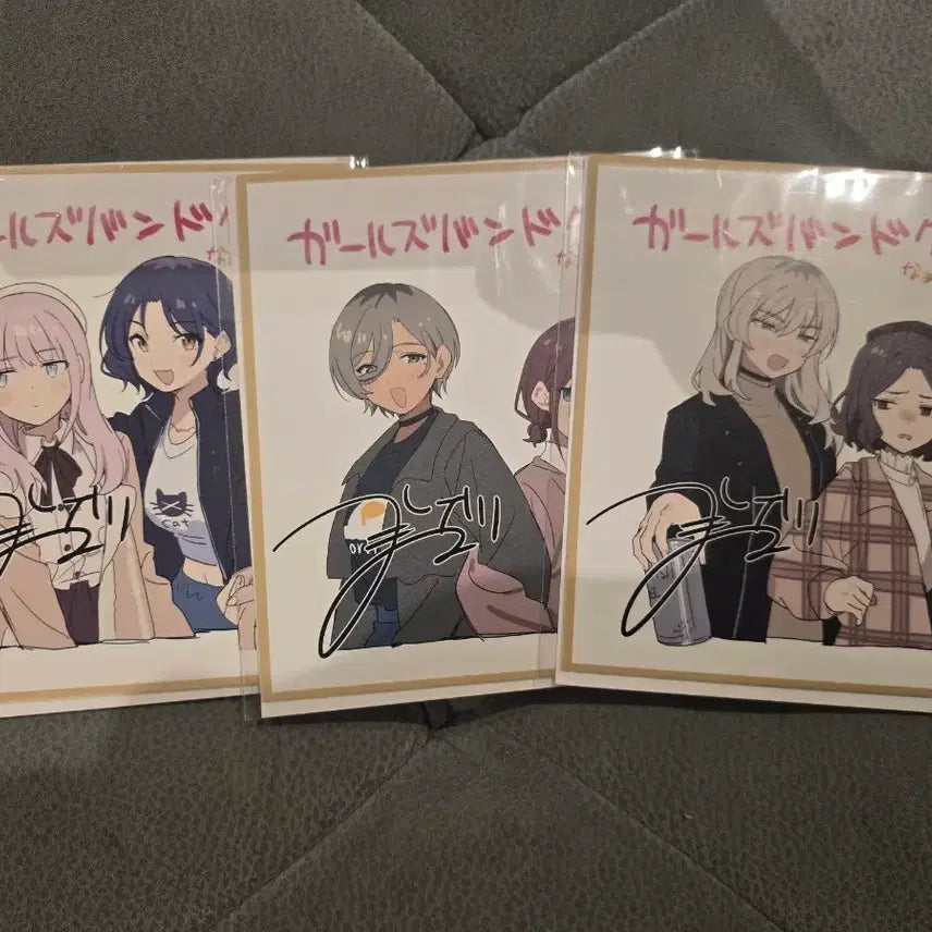 [BUNJANG] Bocchi the Rock! 2nd Week Special Mini Shikishi Set / 걸즈 밴드 크라이 2주차 특전 미니색지 3종 일괄