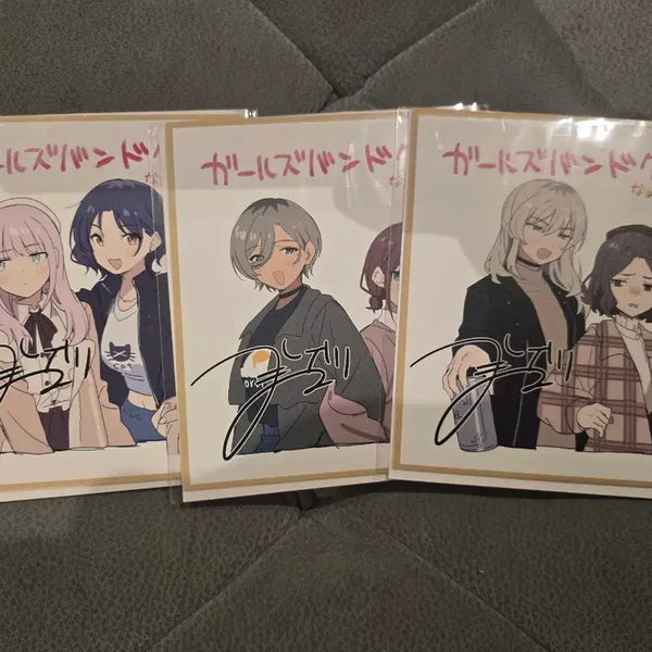 [BUNJANG] Bocchi the Rock! 2nd Week Special Mini Shikishi Set / 걸즈 밴드 크라이 2주차 특전 미니색지 3종 일괄