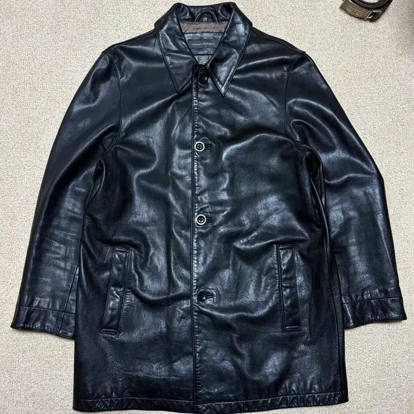 [BUNJANG] Banana Republic 1999 Leather Car Coat (M) / 100) 바나나리퍼블릭 레더 카코트 올드갭 카코트
