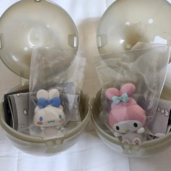 [BUNJANG] Sanrio Rabbit Transformation Gacha Cinnamoroll & My Melody / 산리오 토끼로 변신 가챠 마이엘로디, 사나모롤